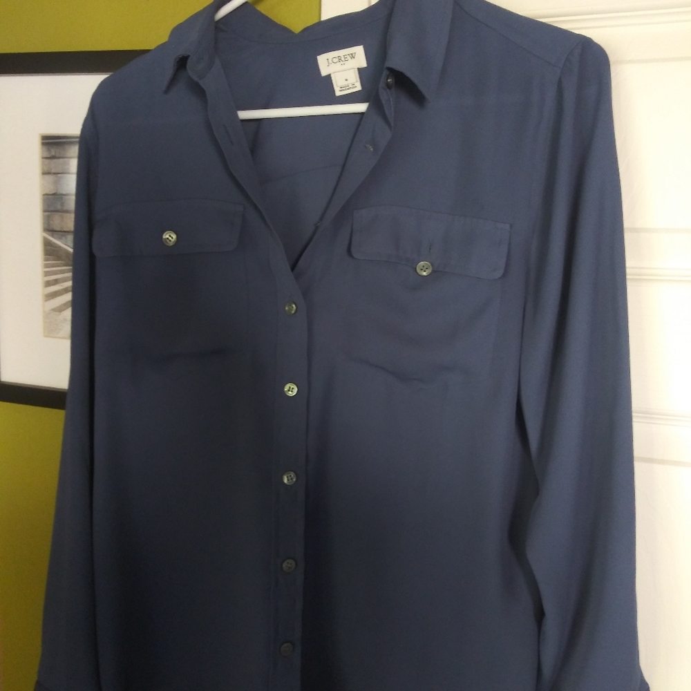 J. Crew Blue button down - 6
